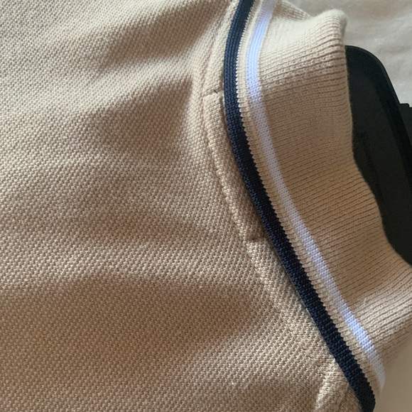 Fred Perry Polo Shirt Beige Tan 36" man - Picture 11 of 14